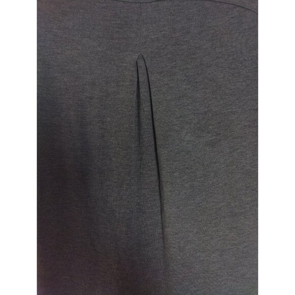 Charcoal Heather Long Sleeve Sweatshirt for Women, Model & Spandexes'S(6/7), NWT - Picture 3 of 9